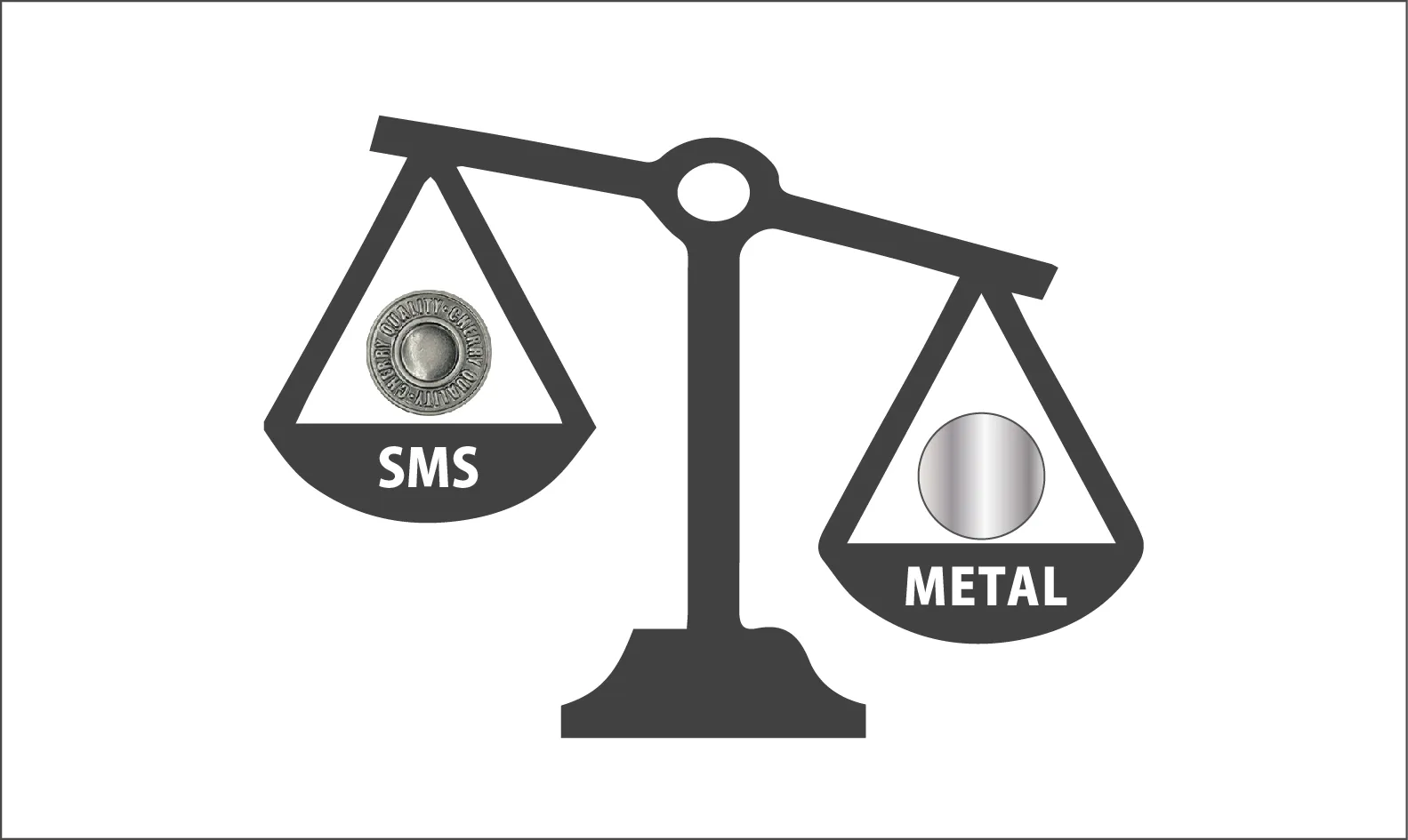 sun metal snap weight