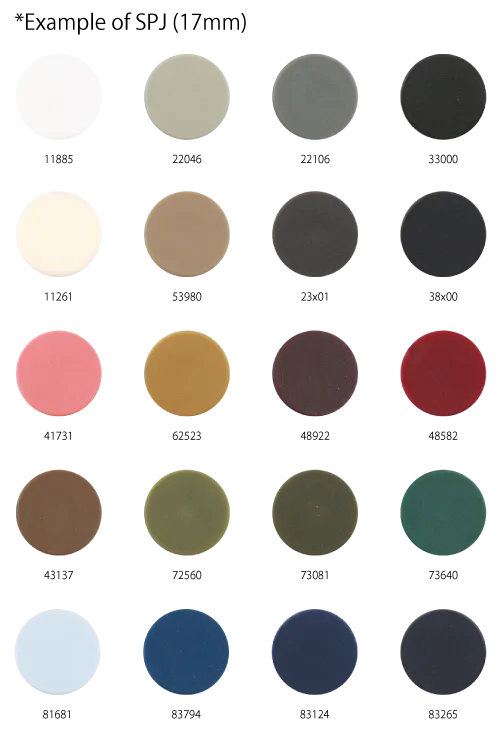 Sun Plastic Jeans Button color